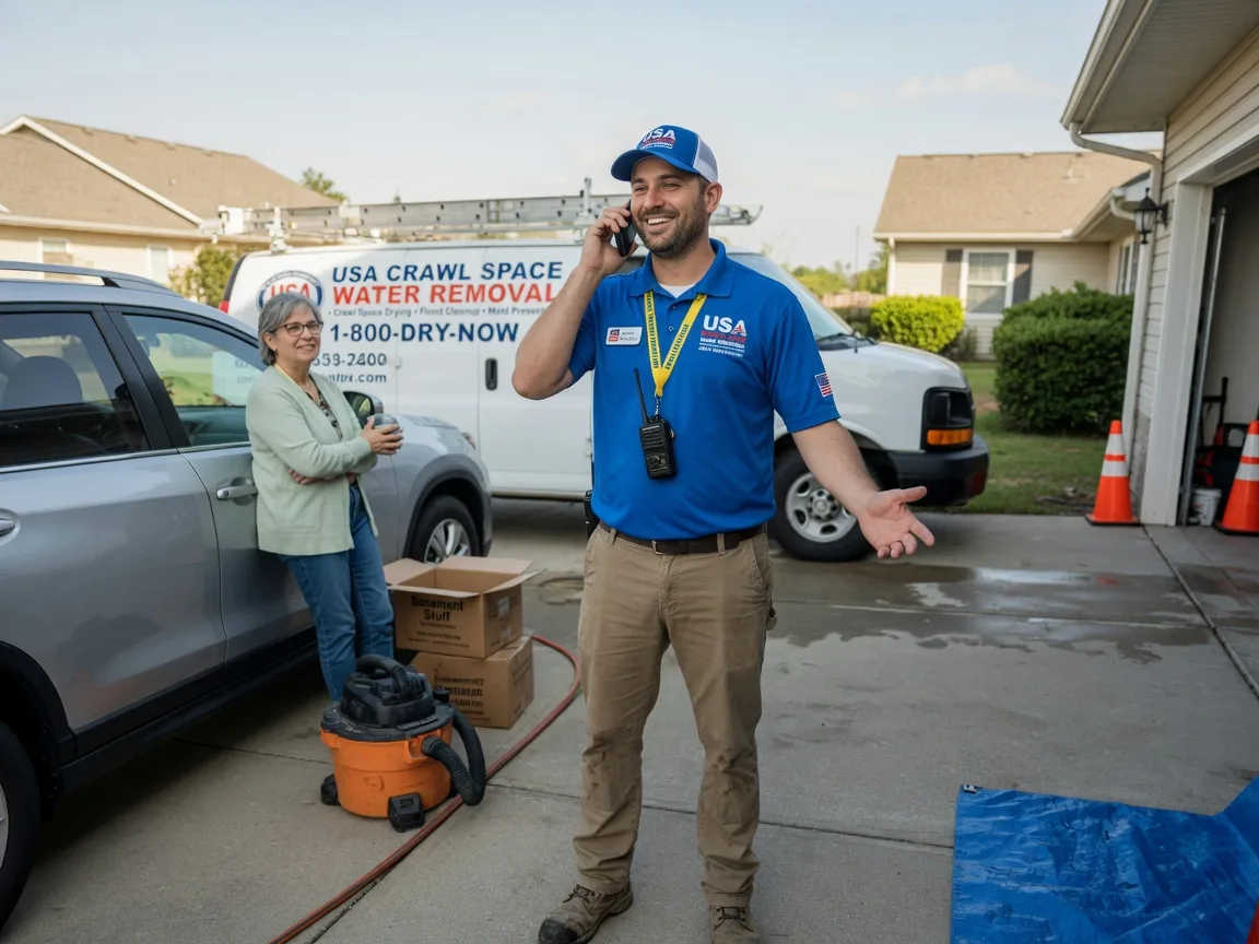 Crawl Space Water Removal Scott Air Force Base, IL FAQs